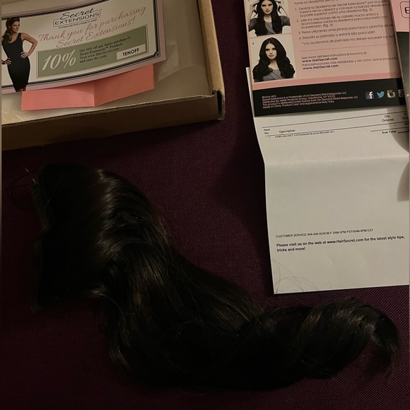 Daisy Fuentes secret hair extension + free extension, Clip in Bangs & Bun🔥🔥🔥 - Picture 6 of 15